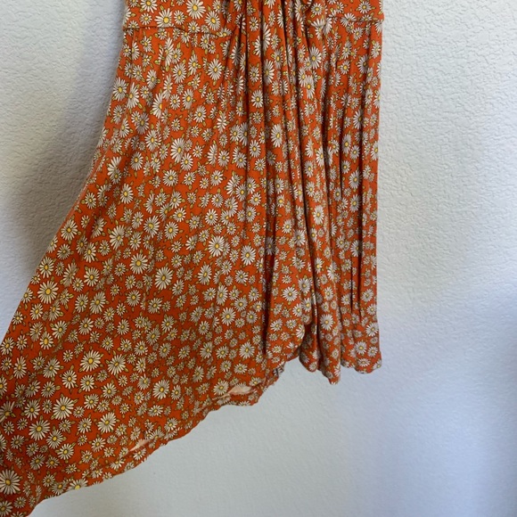 Forever 21 Orange Floral Print Romper - Picture 5 of 10